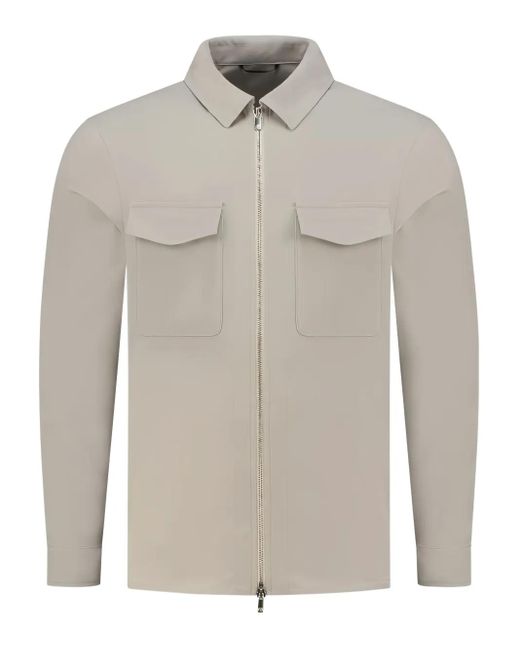Chaqueta bómber con cremallera Marco Pescarolo de hombre de color Gray
