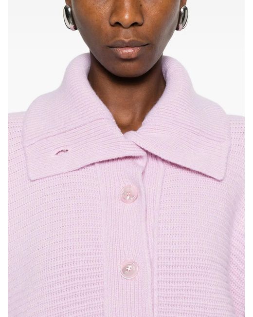 Jersey Con Cuello Alto Magda Butrym de color Pink
