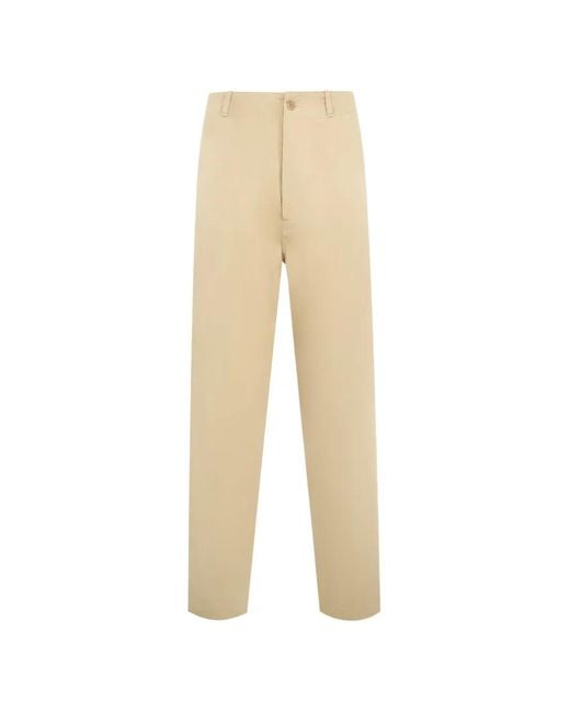 Kaptain Sunshine Natural Cotton Wide-Leg Trousers for men