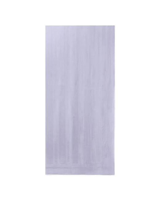 Elisabetta Franchi Purple Viscose And Modal Foulard Scarf With Jacquard Stripes