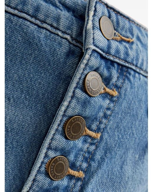 Ralph Lauren Button Fastening Jeans in Blue Lyst UK