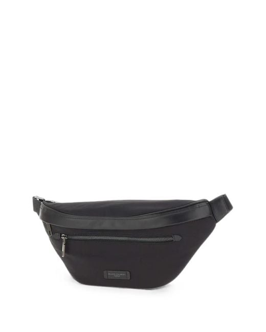 Gianni Chiarini Gray Sac Banane Oslo À Bords En Cuir for men