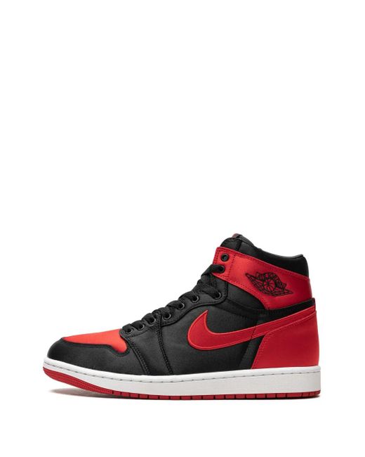 Nike Air 1 "Satin Bred" High-Top Sneakers