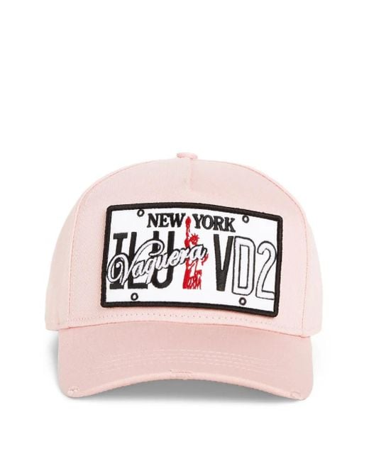 DSquared² Pink Vaquera Baseball Cap