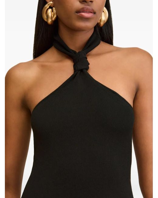 Cult Gaia Black Erika Midi Dress