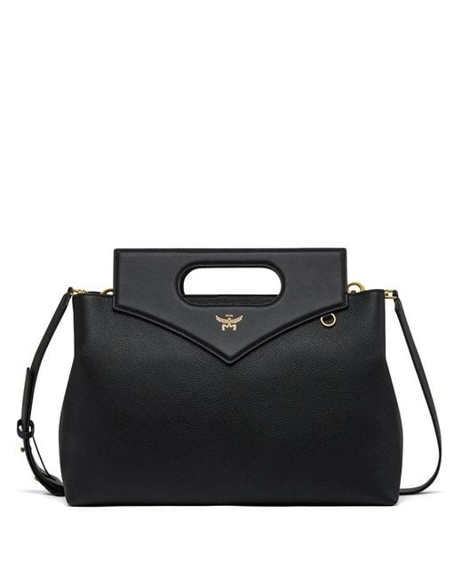 MCM Black Diamond Tote Bag