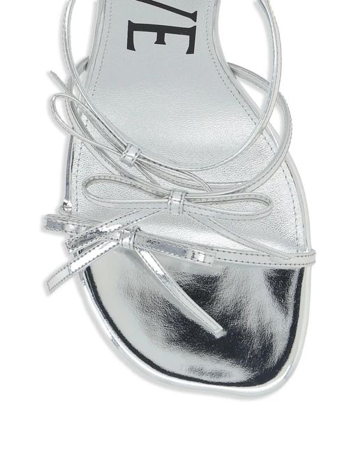 Loewe White 90Mm Petal Sandals