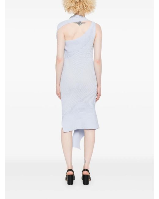 Issey Miyake アシンメトリー ドレス White