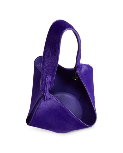 Khaite Purple Mini Sac Cabas Lotus