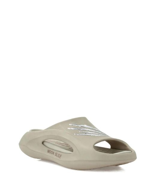 Philipp Plein Gray Moon Slides