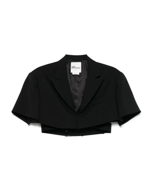 Noir Kei Ninomiya Black Cropped Blazer