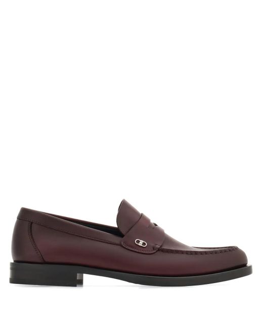 メンズ Ferragamo ガンチーニ ペニーローファー Brown