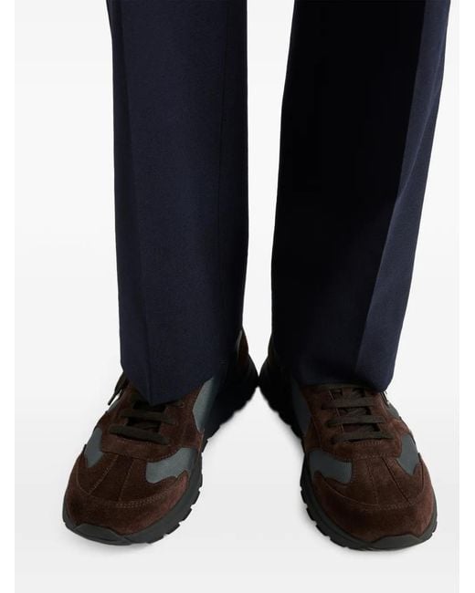 Prada Sneakers Mit Triangel-Logo in Black für Herren