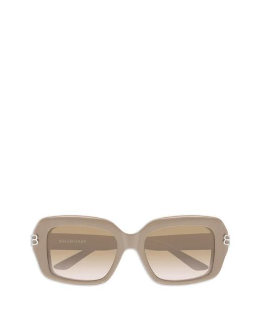 Balenciaga Pink Logo-Detail Sunglasses