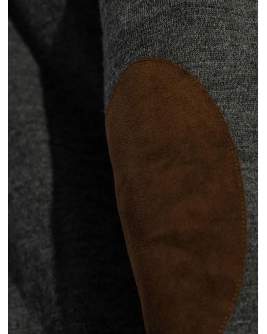 Maison Margiela Gray Crew-Neck Wool Jumper for men