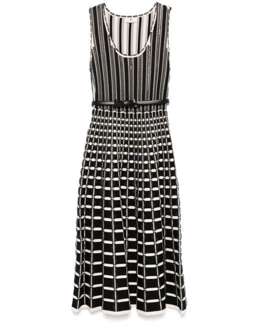 Elisabetta Franchi ラッフル ドレス Black