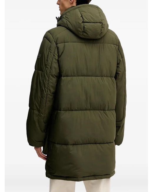 Paul Smith Green Hooded Padded Jacket for men
