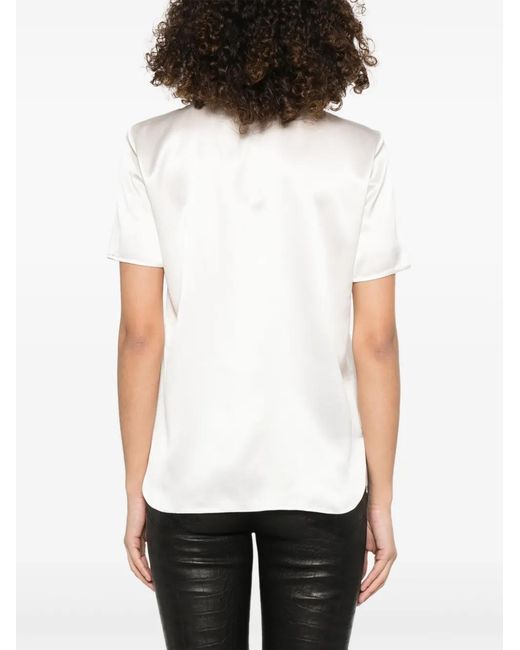 Max Mara White Dida Bluse