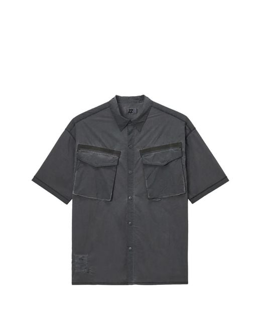 Izzue Gray Chemise À Poches Multiples for men