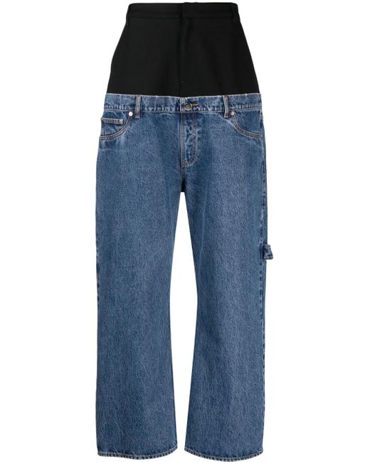ROMEO HUNTE Blue Hybrid Sag Wide-Leg Jeans