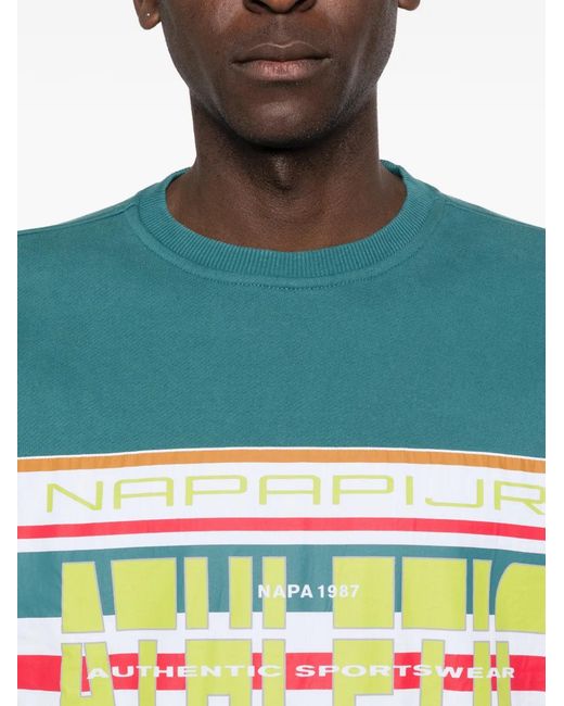 Napapijri Green X Martin Rose Sweat Lamont