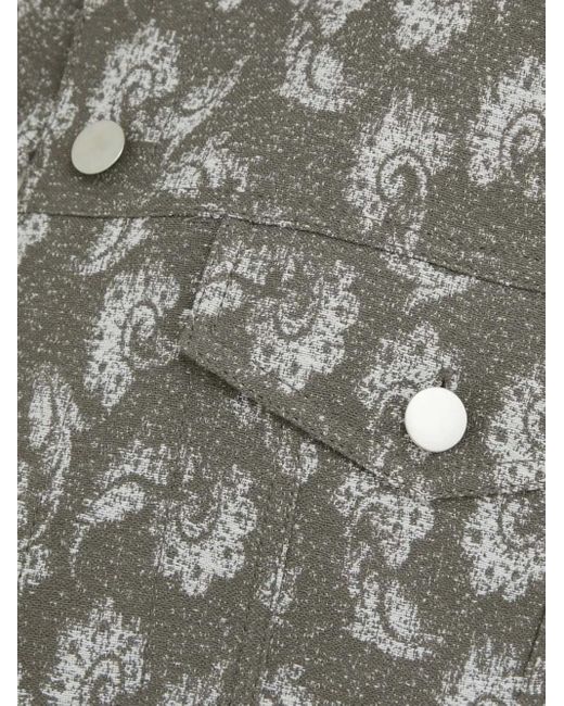 Samsøe & Samsøe Gray Buttoned Floral Jacket