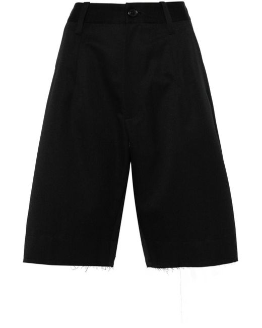 VAQUERA Black Lace-up Shorts