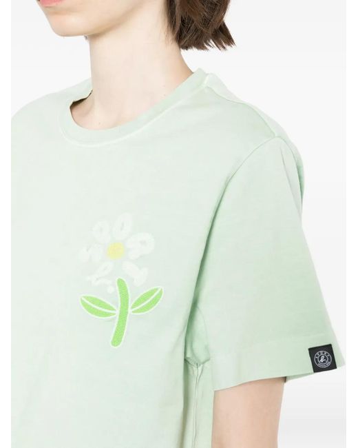 SPORT b. by agnès b. Blue Dyed Short-Sleeves T-Shirt