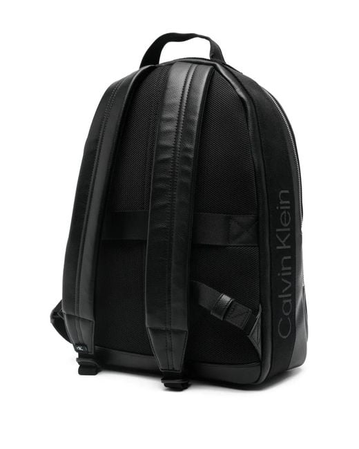 Calvin Klein Black Zip Detail Backpack for men