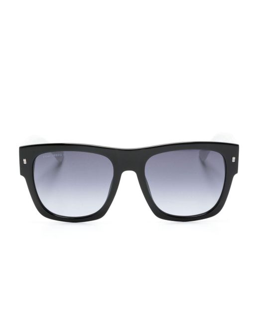 Gafas de sol ICON 0004/S con montura cuadrada DSquared² de hombre de color Black