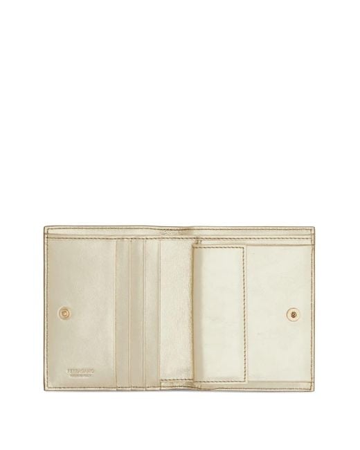 Ferragamo Natural Portemonnaie mit Gancini-Schnalle