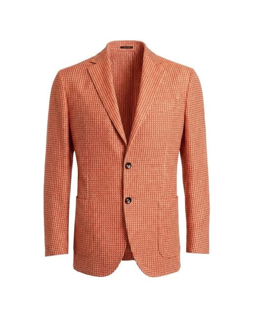 Sartorio Napoli Pink Nailhead Blazer for men