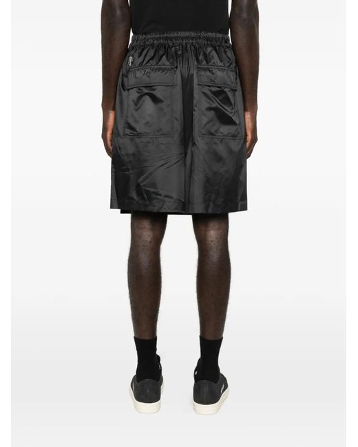 Moncler Black Drawstring Pocket Skort for men