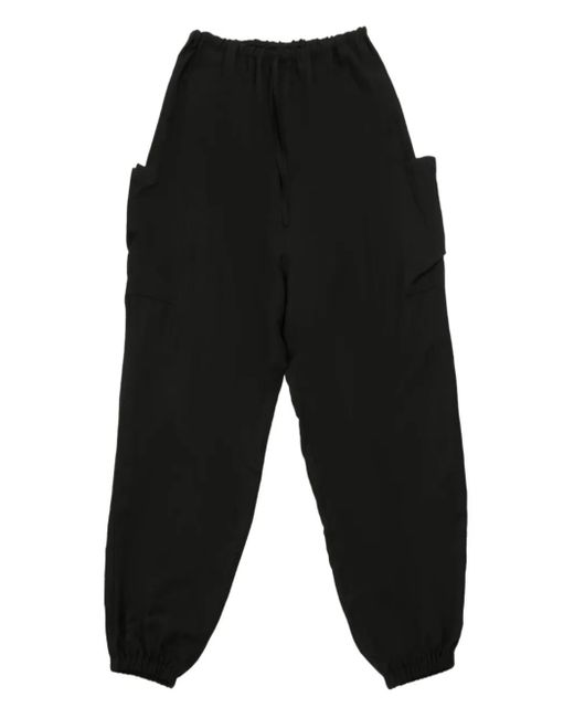Pockets-detail trousers Yohji Yamamoto de color Black