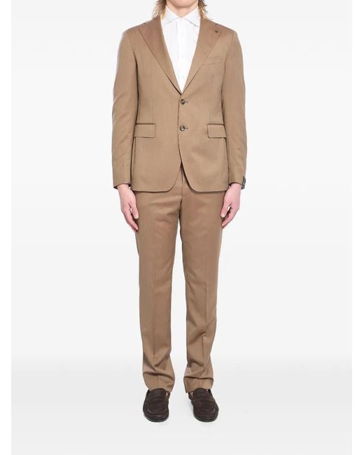Tagliatore Natural Single-Breasted Suit for men