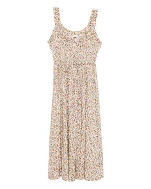 Doen Natural Emmaretta Midi Dress