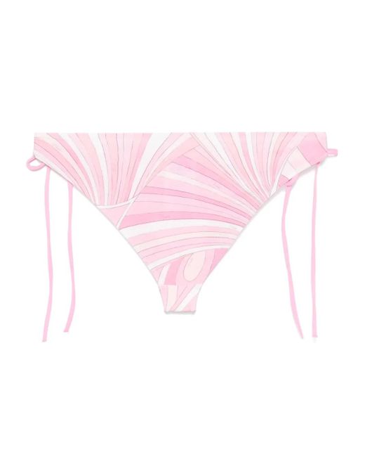 Emilio Pucci Pink Printed Bikini Bottom
