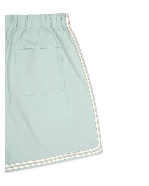 Commas Blue Cotton Shorts for men