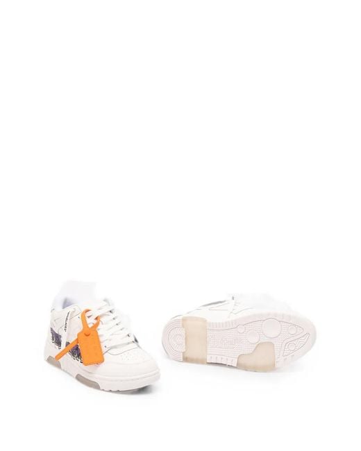 Off-White c/o Virgil Abloh Pink Out Of Office Sneakers for men