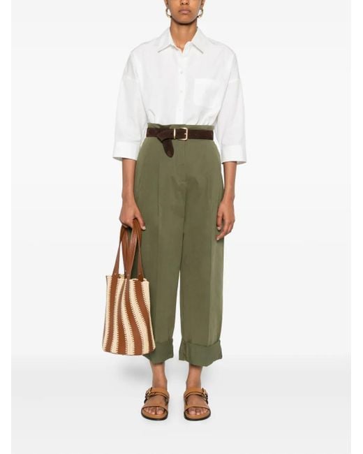 Weekend by Maxmara White Three-Quarter Sleeve Shirt