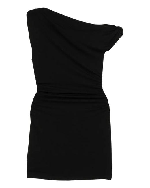 Reformation Black Belle Dress