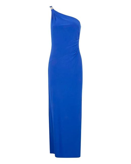 Ralph Lauren Blue "Belina" Sleeveless Gown