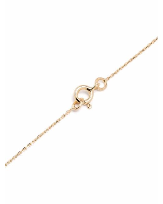 Aurelie Bidermann Metallic 18Kt Beetle Sapphire And Diamond Necklace