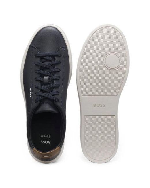 Boss Blue Kieran Cupsole Trainers for men
