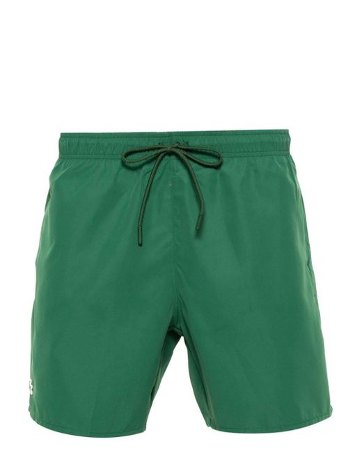 Green lacoste shorts clearance