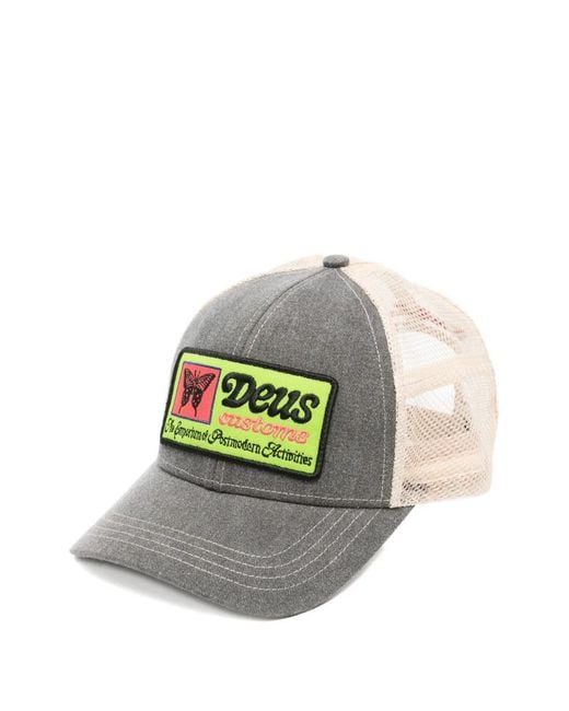 Deus Ex Machina Gray Patch Trucker Hat for men
