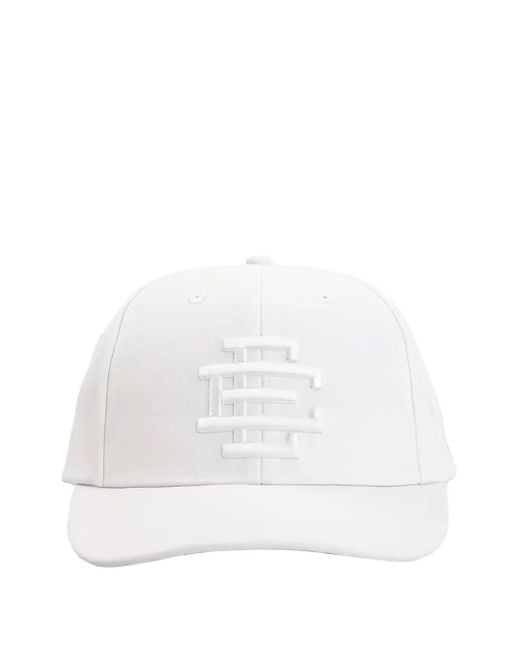 Eric Emanuel Honkbalpet Met Geborduurd Logo in het White voor heren