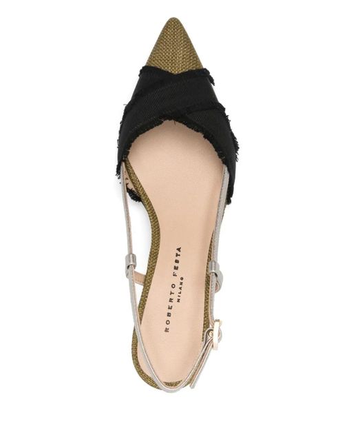 Roberto Festa Natural 60Mm Girasole Slingback Pumps