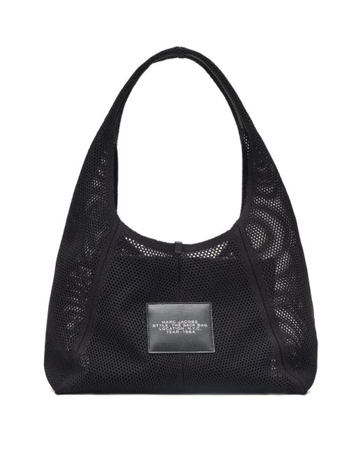 Marc Jacobs Black The Daisy Crochet Sack Bag