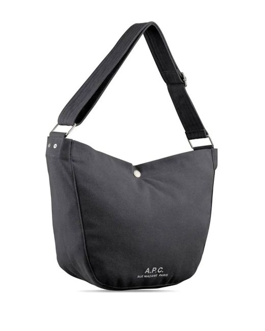 Borsa Messenger Journal di A.P.C. in Blue da Uomo
